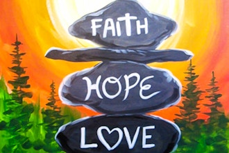 Paint Nite: Faith, Hope, and Love